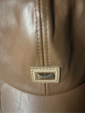 Brown Women's Leather Hat